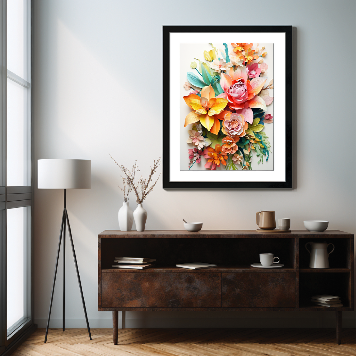Spring's Floral Fresco