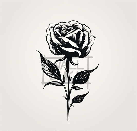 B&W Rose
