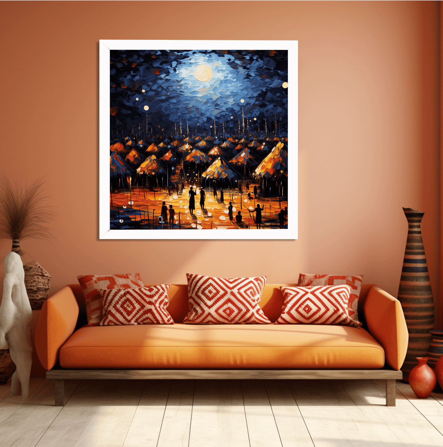 Nighttime in the Village