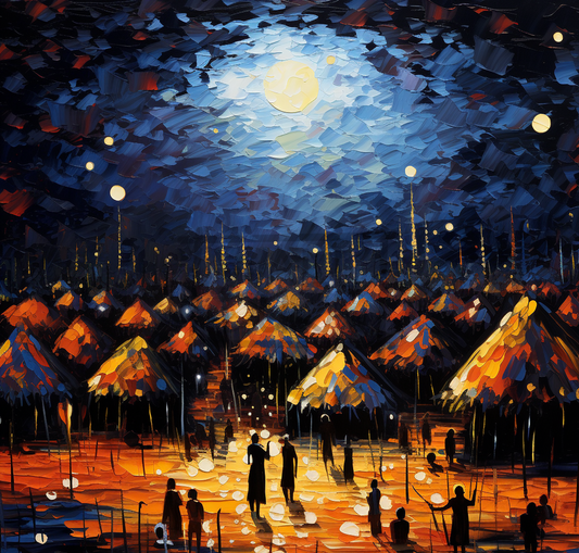 Nighttime in the Village