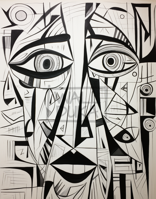 Perplexed Monochrome Portrait
