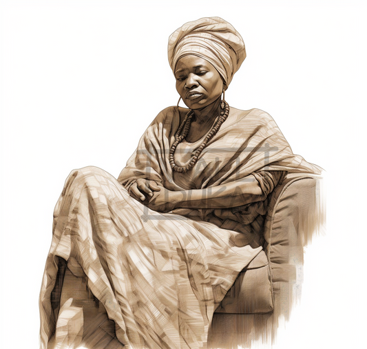 Woman on Couch