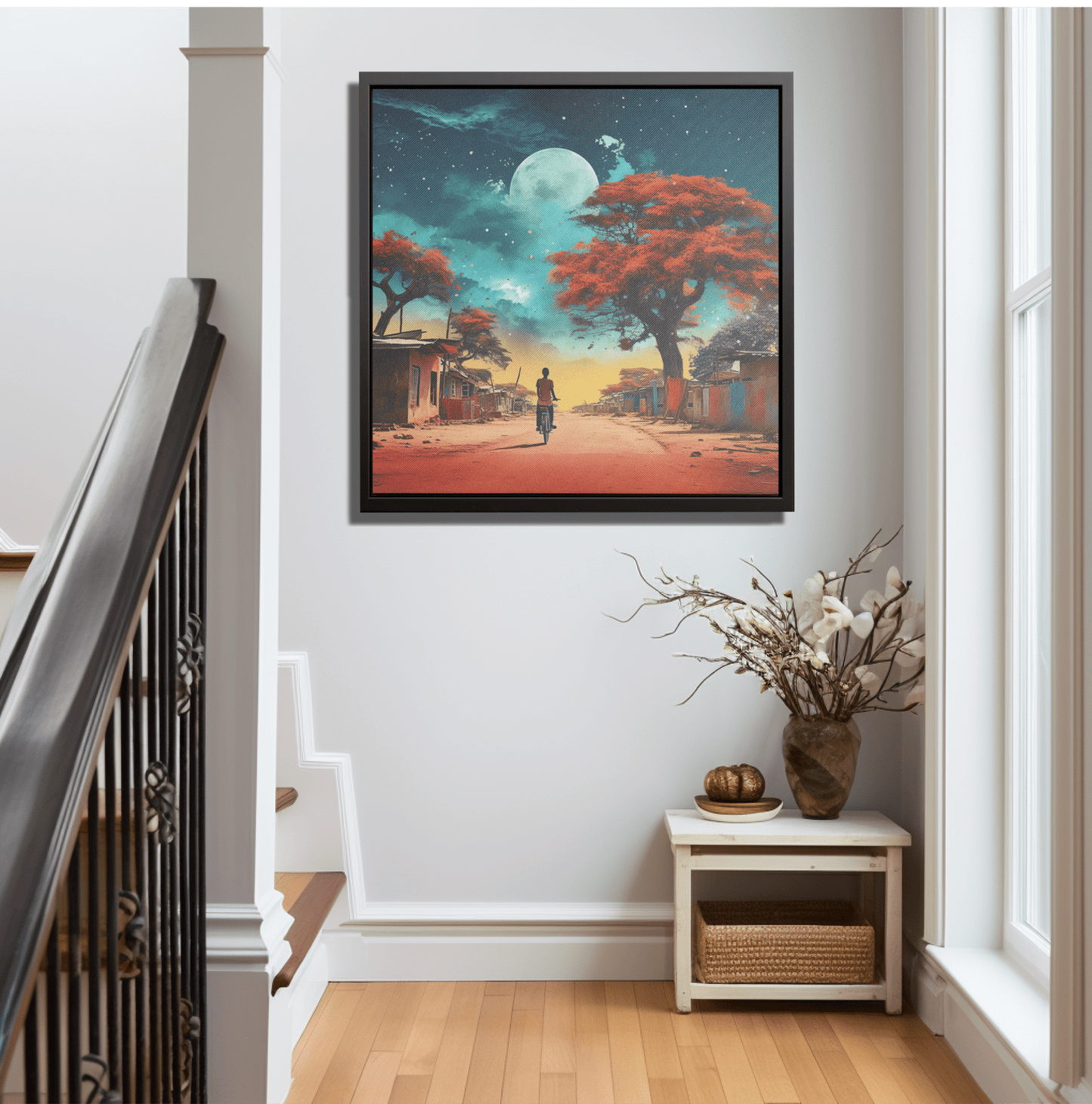 Cycling through the Village