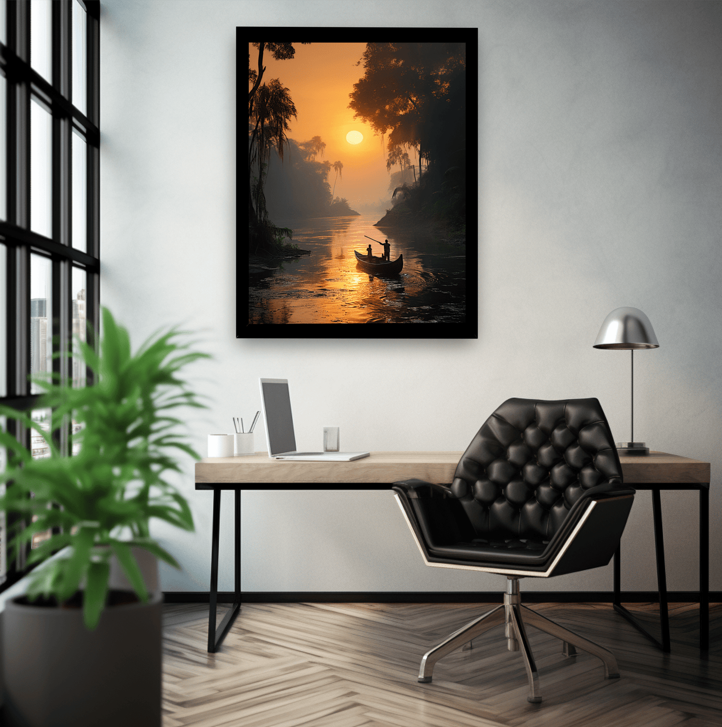 Sunset's Reflection