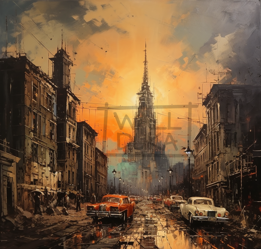 Vintage Cityscape