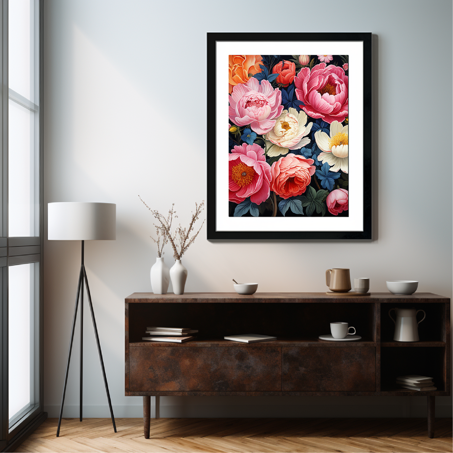 Floral Brush Strokes
