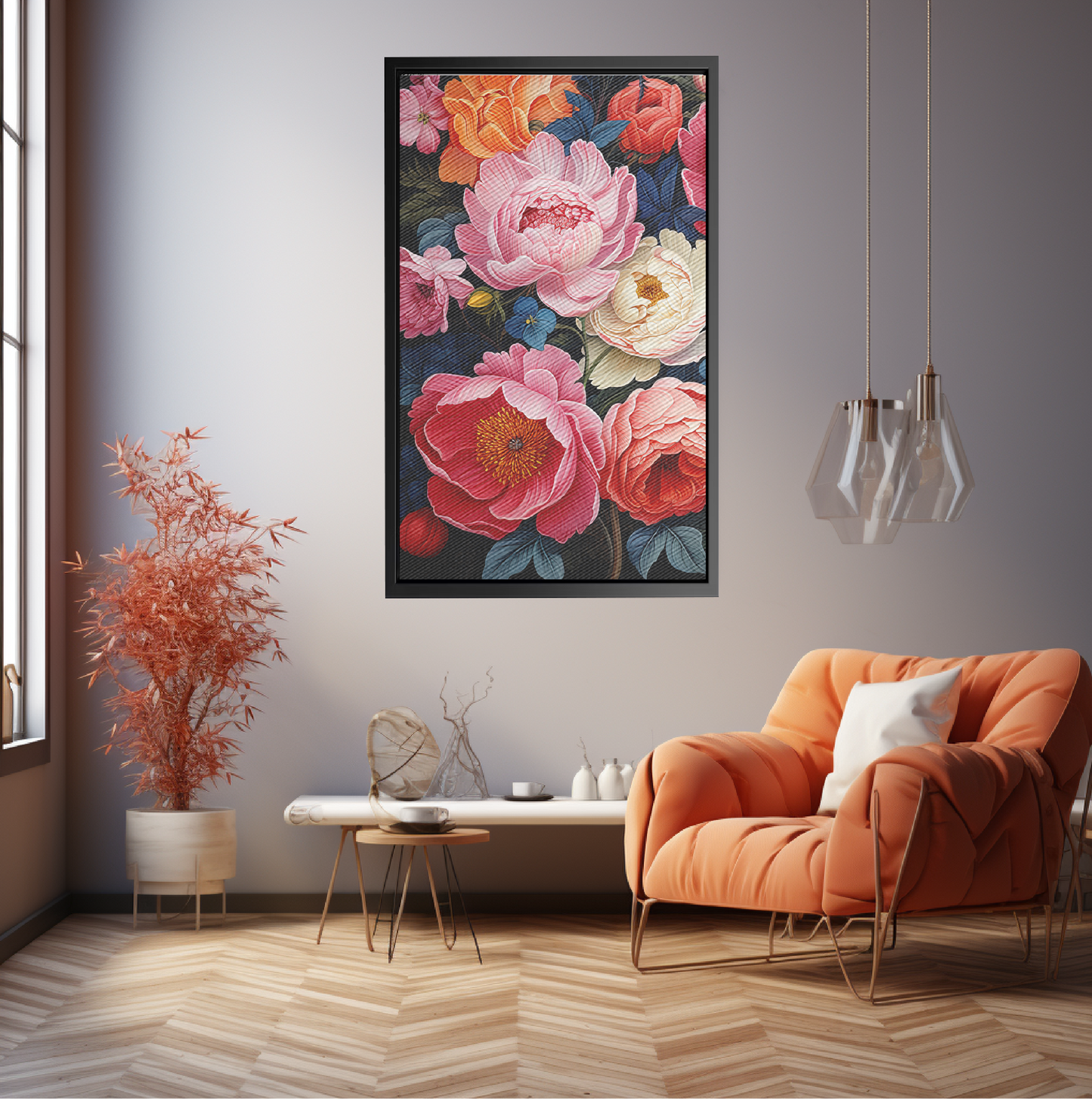 Floral Brush Strokes
