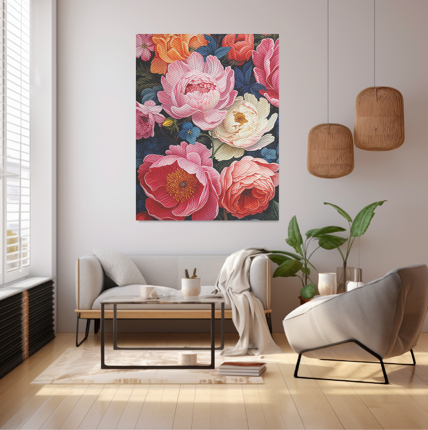 Floral Brush Strokes