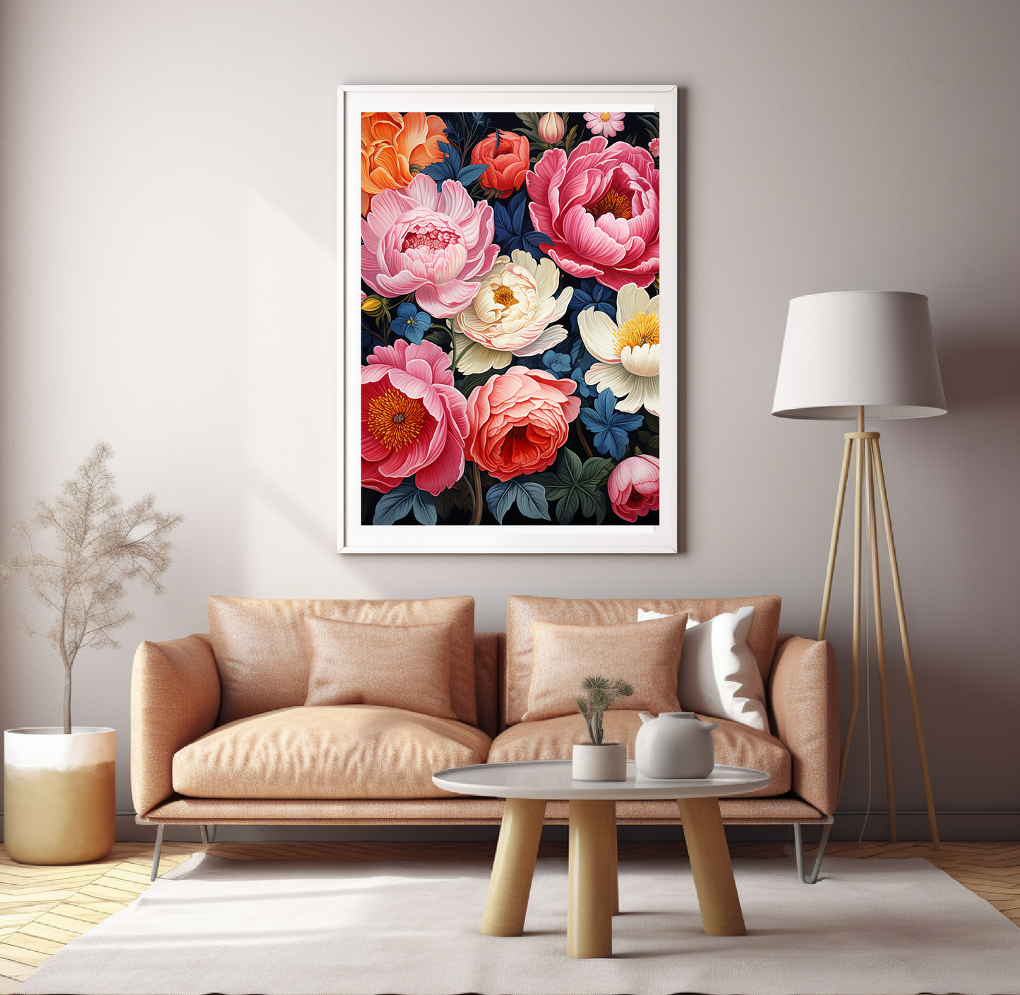 Floral Brush Strokes