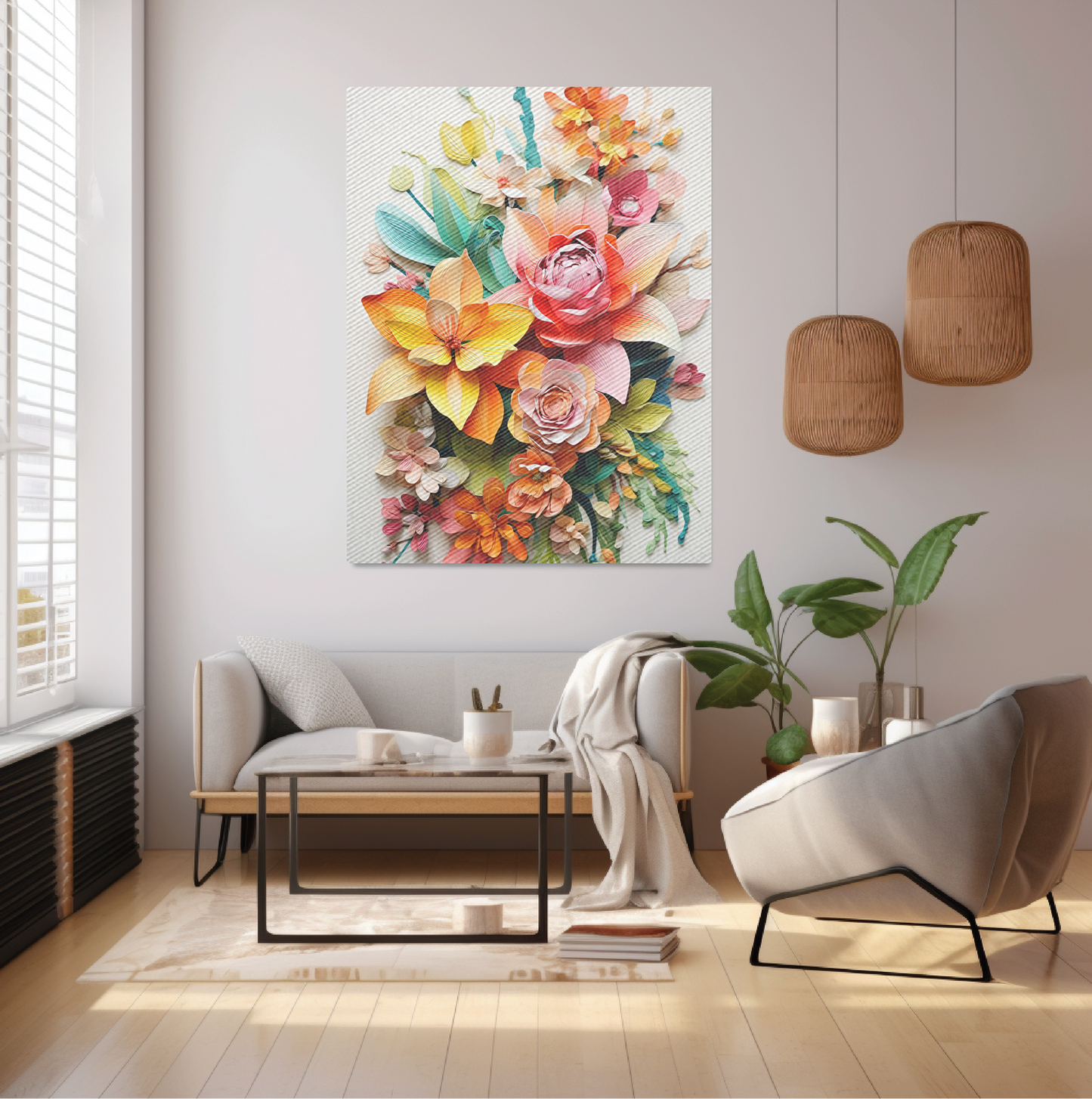 Spring's Floral Fresco