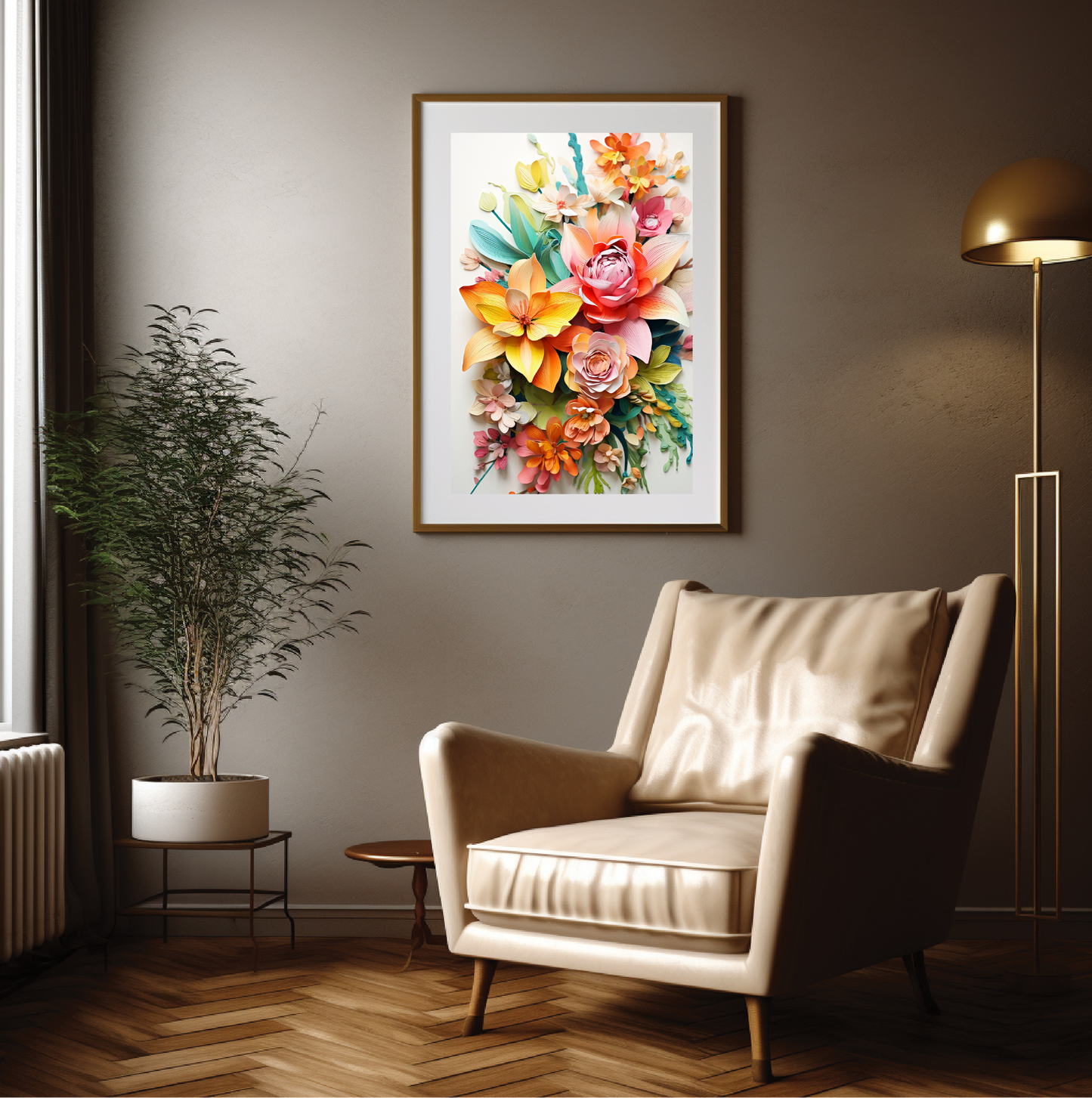 Spring's Floral Fresco