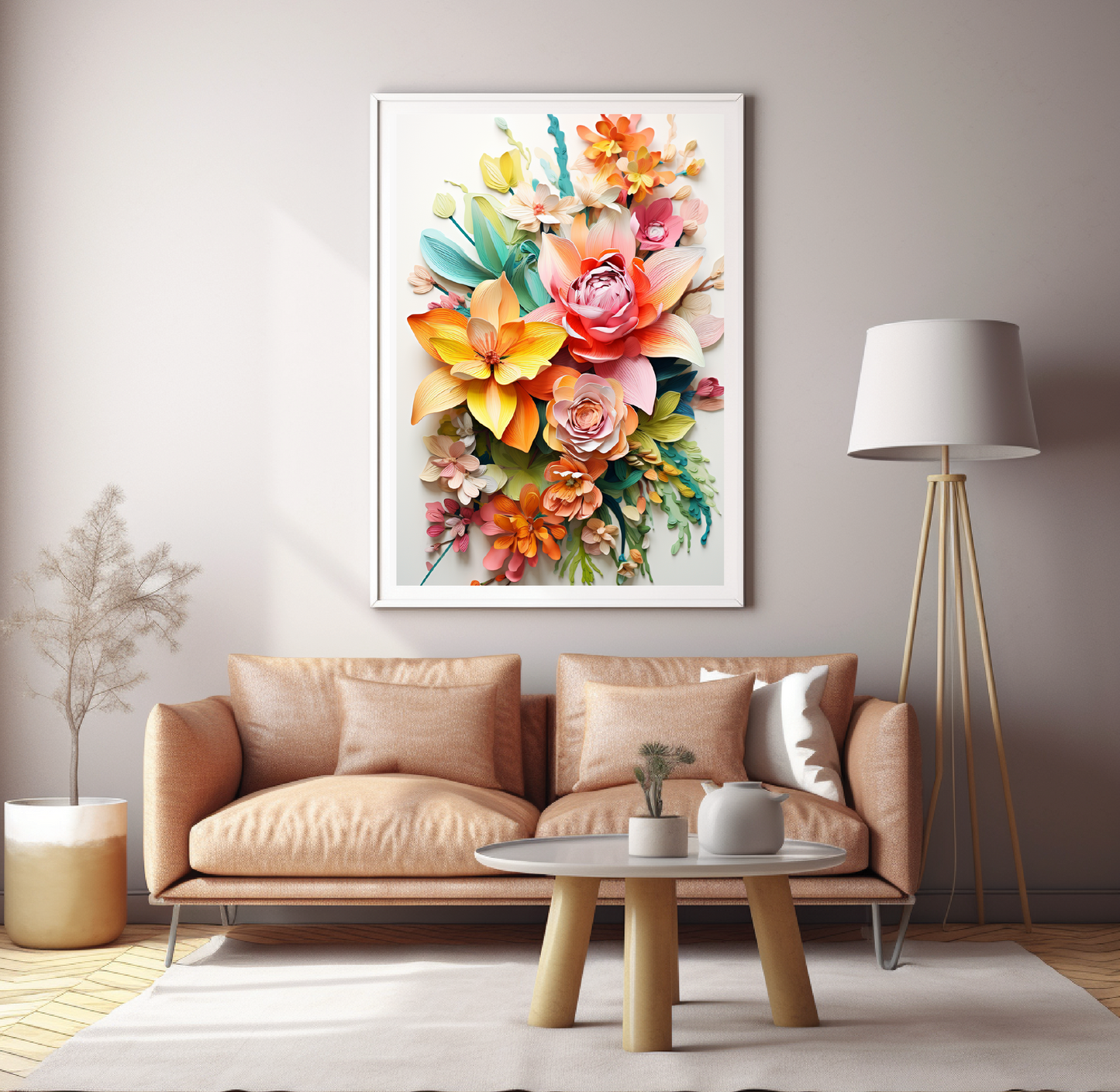 Spring's Floral Fresco