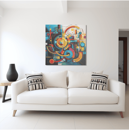 Vibrant Abstract Geometry