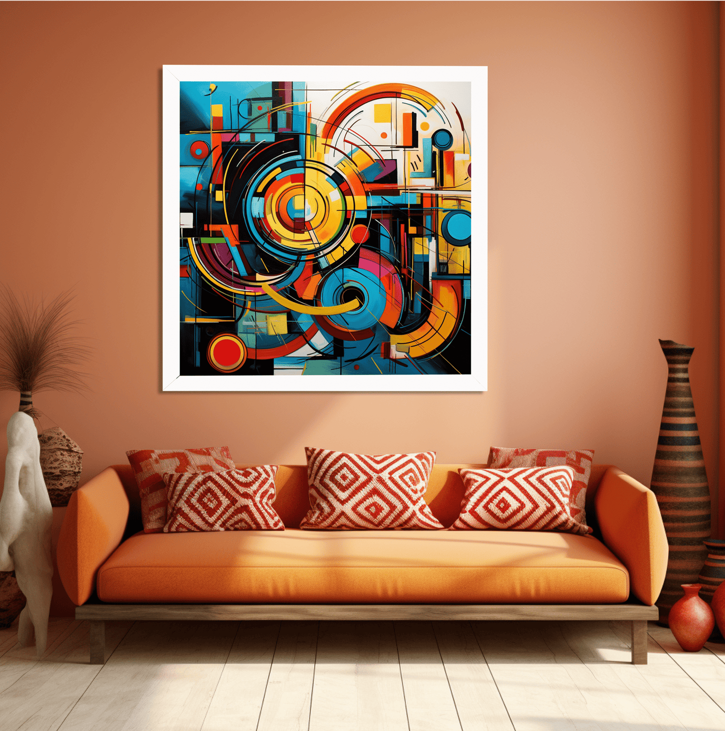 Vibrant Abstract Geometry