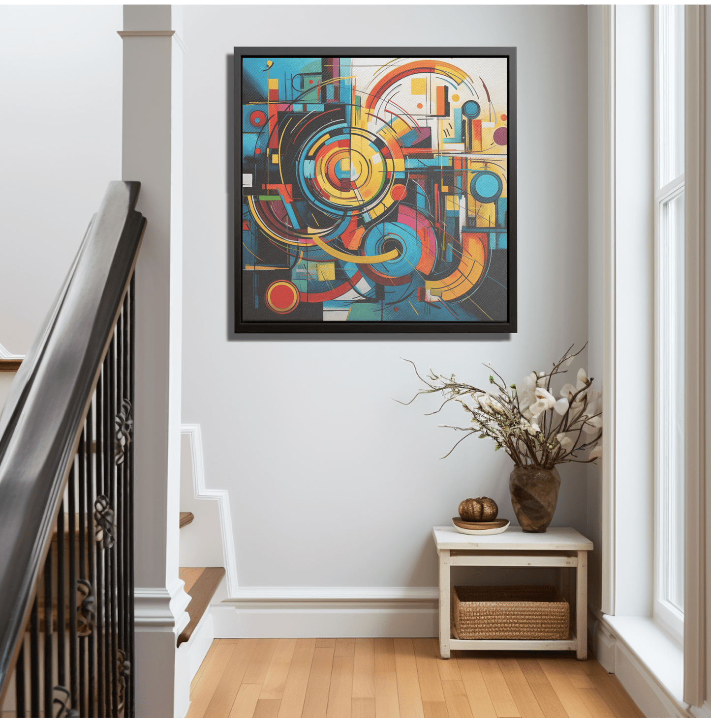 Vibrant Abstract Geometry