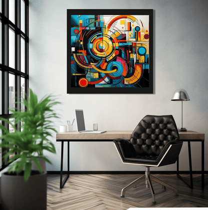 Vibrant Abstract Geometry