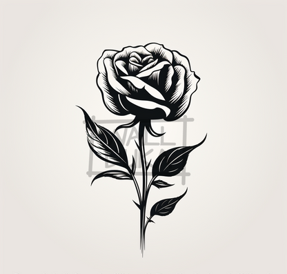 B&W Rose