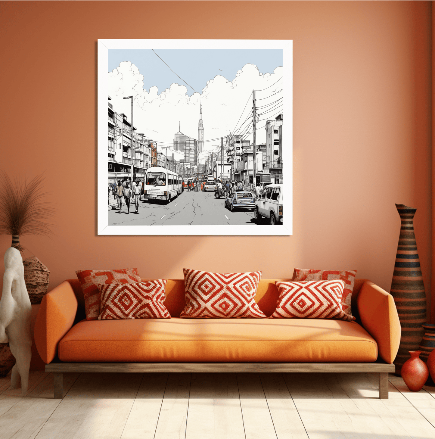 Urban Nairobi Sketch