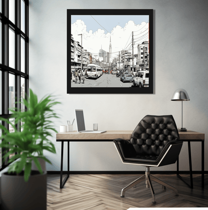 Urban Nairobi Sketch