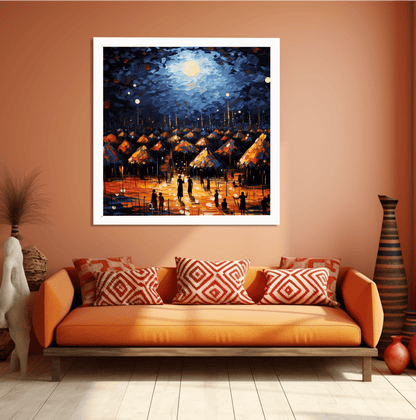 Nighttime in the Village
