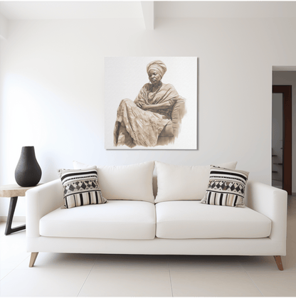 Woman on Couch