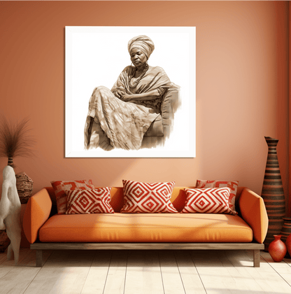 Woman on Couch