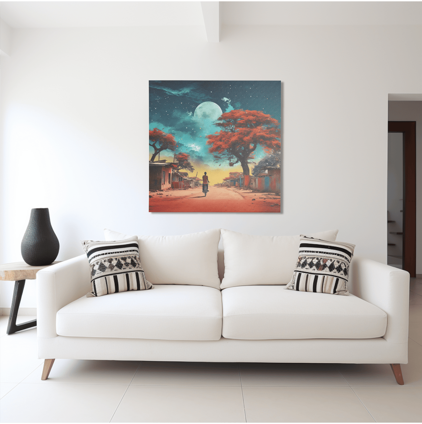 Cycling through the Village