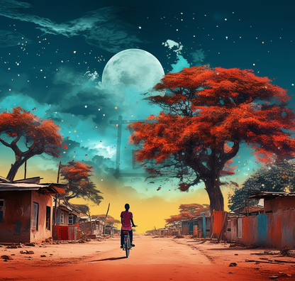 Cycling through the Village