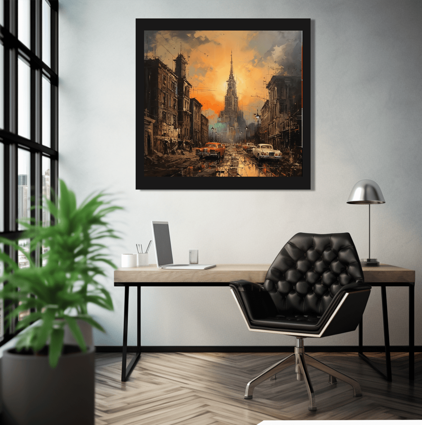 Vintage Cityscape