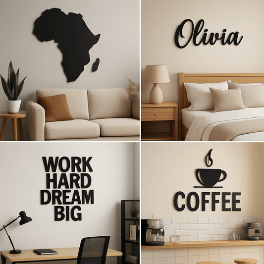 Wall art cutouts