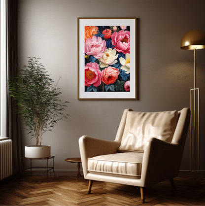 Floral Brush Strokes
